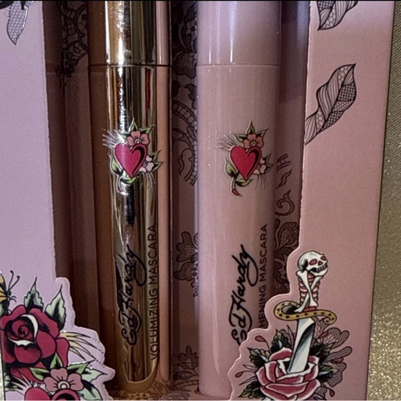 Ed Hardy Lash Queen Mascara 2 PC Set Length & Volume Full Size ~NIB~ - Picture 2 of 6
